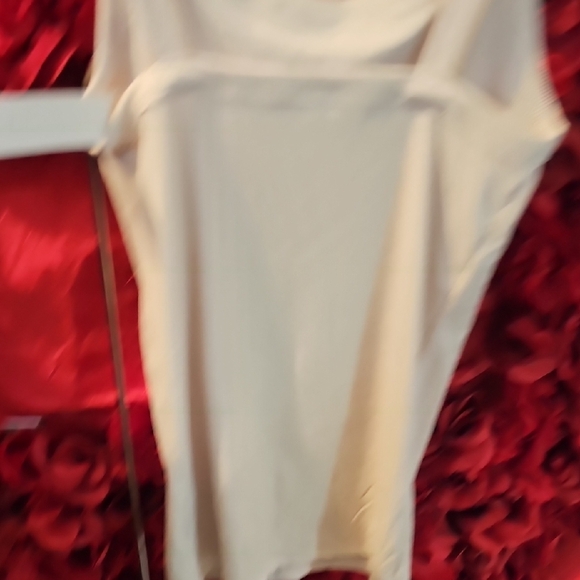 Np Boundaries Girls Cream Ribbed Tank Top Size XSmall - Picture 7 of 7